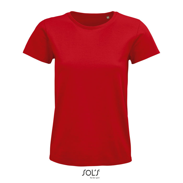 Tshirt promotionnel coton bio femme 175g - PIONEER Rouge 1